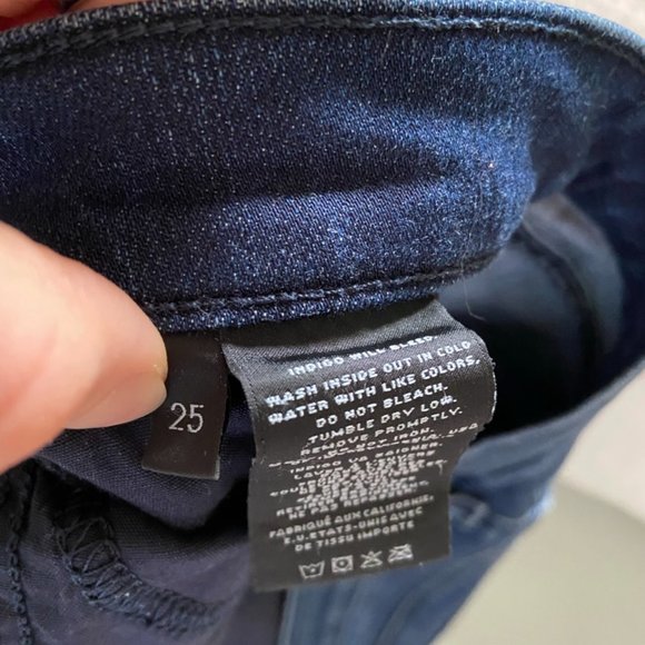 J Brand Super Skinny Mid/Low-Rise Jeans - Size 25 - Picture 9 of 11